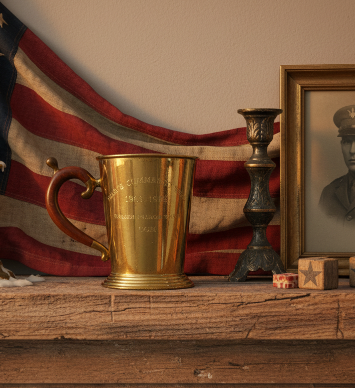 Vietnam War Commemorative Brass Tankard | 56th Air Commando Wing | Nakhon Phanom RTAFB | 1968–1969 | OOM