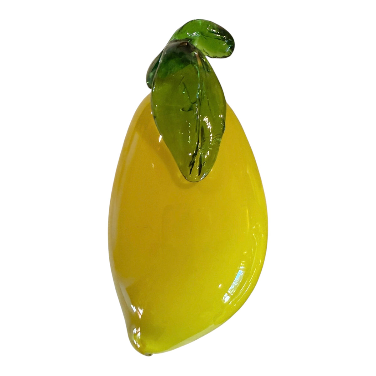 Murano-Style Hand-Blown Glass Fruit Set – Apple, Lemon, Bananas & Pear | Set of 4