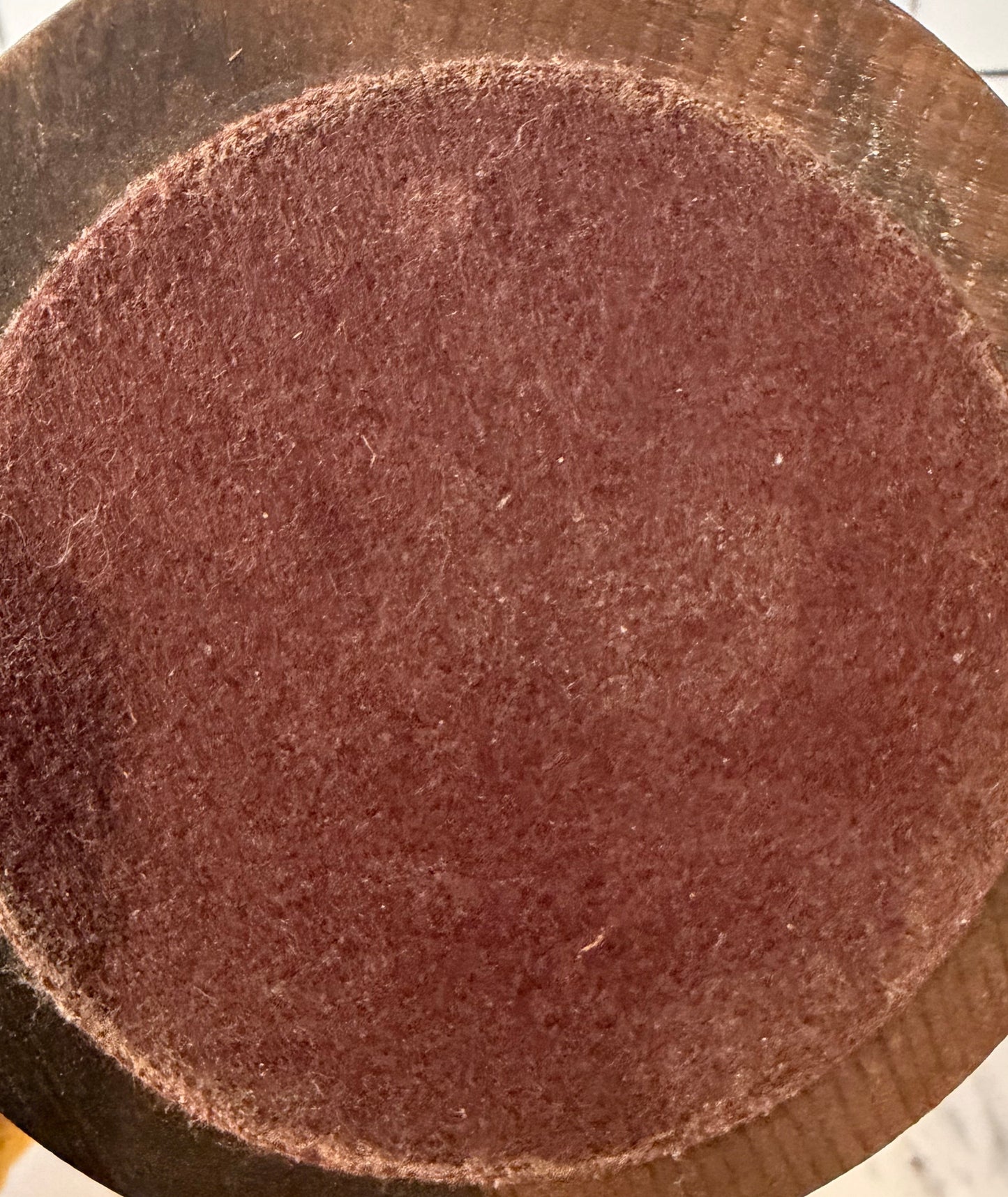 Vintage Wood Oil / Kerosene Hurricane Lamp – Glass Chimney & Wooden Base