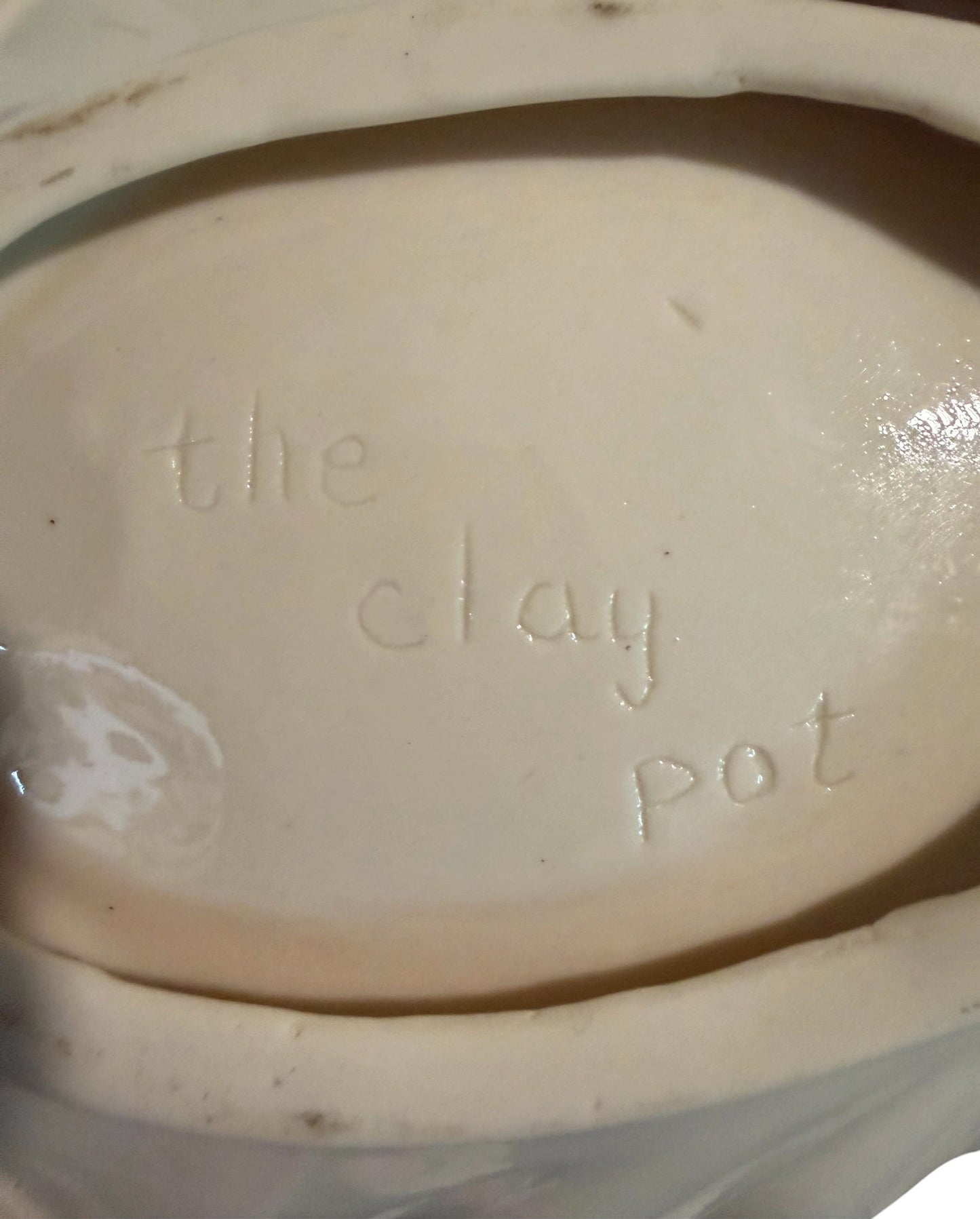 Handmade Studio Art Ceramic Bowl – Gold Luster Scalloped Rim, Ivory Porcelain Style, The Clay Pot Studio NYC