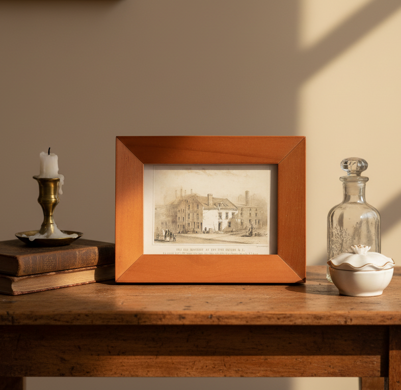 The Old Brewery at Five Points NYC Historical Print | 1852 Tenement Scene | Flea and Frame Curated Framed Artwork