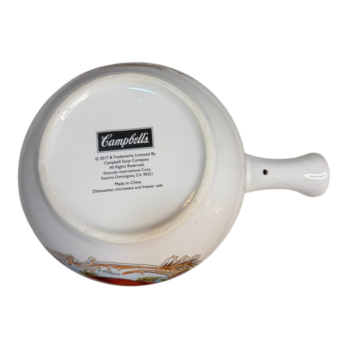 Campbell’s Soup Vintage Ceramic Handled Crock Bowl – Beefsteak Tomato Design