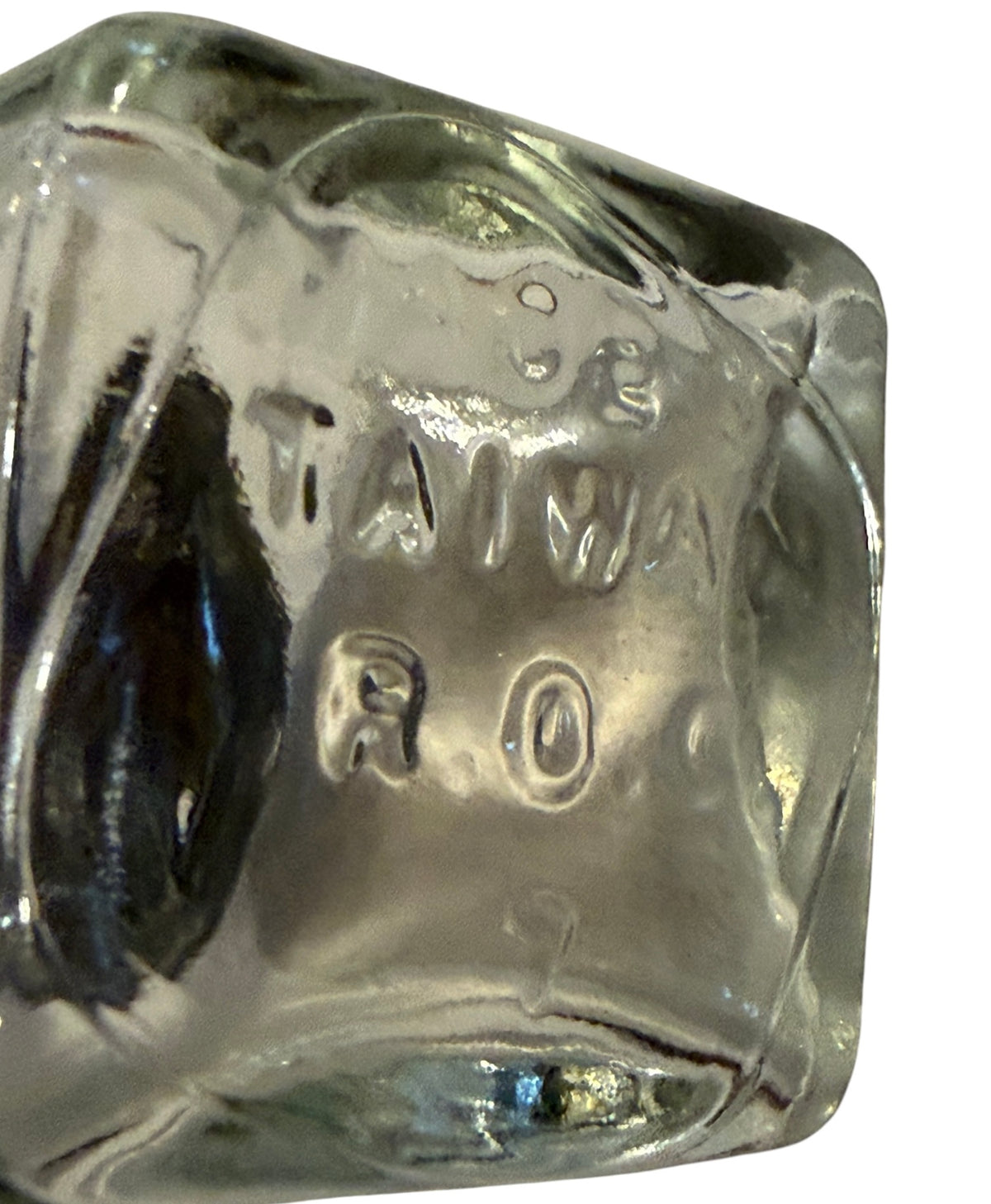 Miniature Vintage Square Glass Salt & Pepper Shakers with Chrome Bullet Tops – R.O.C. Taiwan - 2”