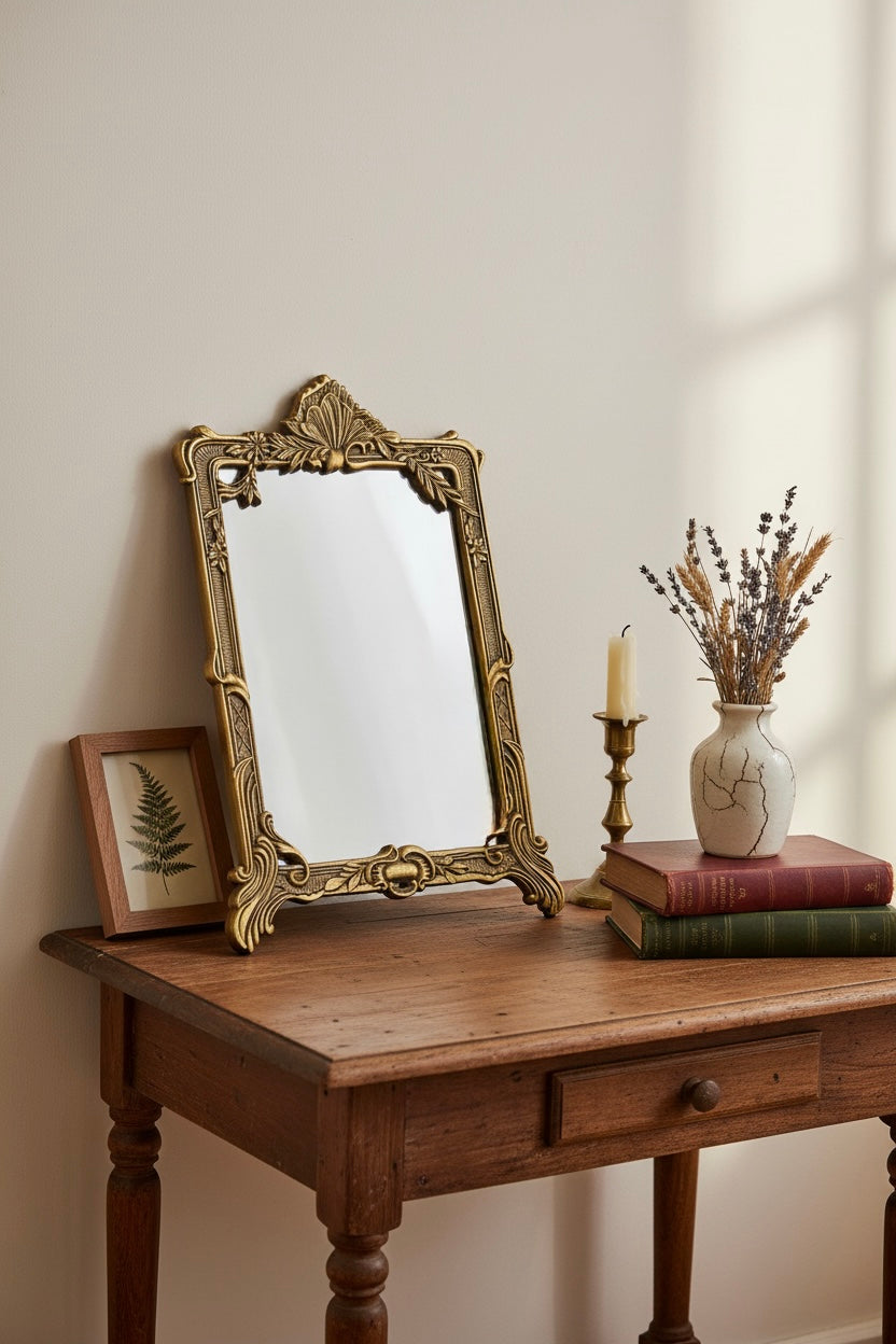 Vintage Ornate Gold Picture Frame – French Rococo Style Metal Frame, Holds 5x7 Photo