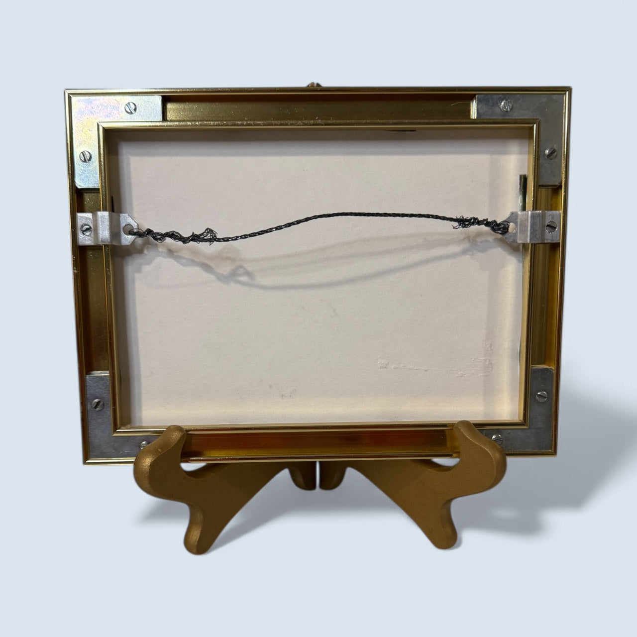 Gold Metal Framed Print of “The Crimson Rambler” by Philip Leslie Hale