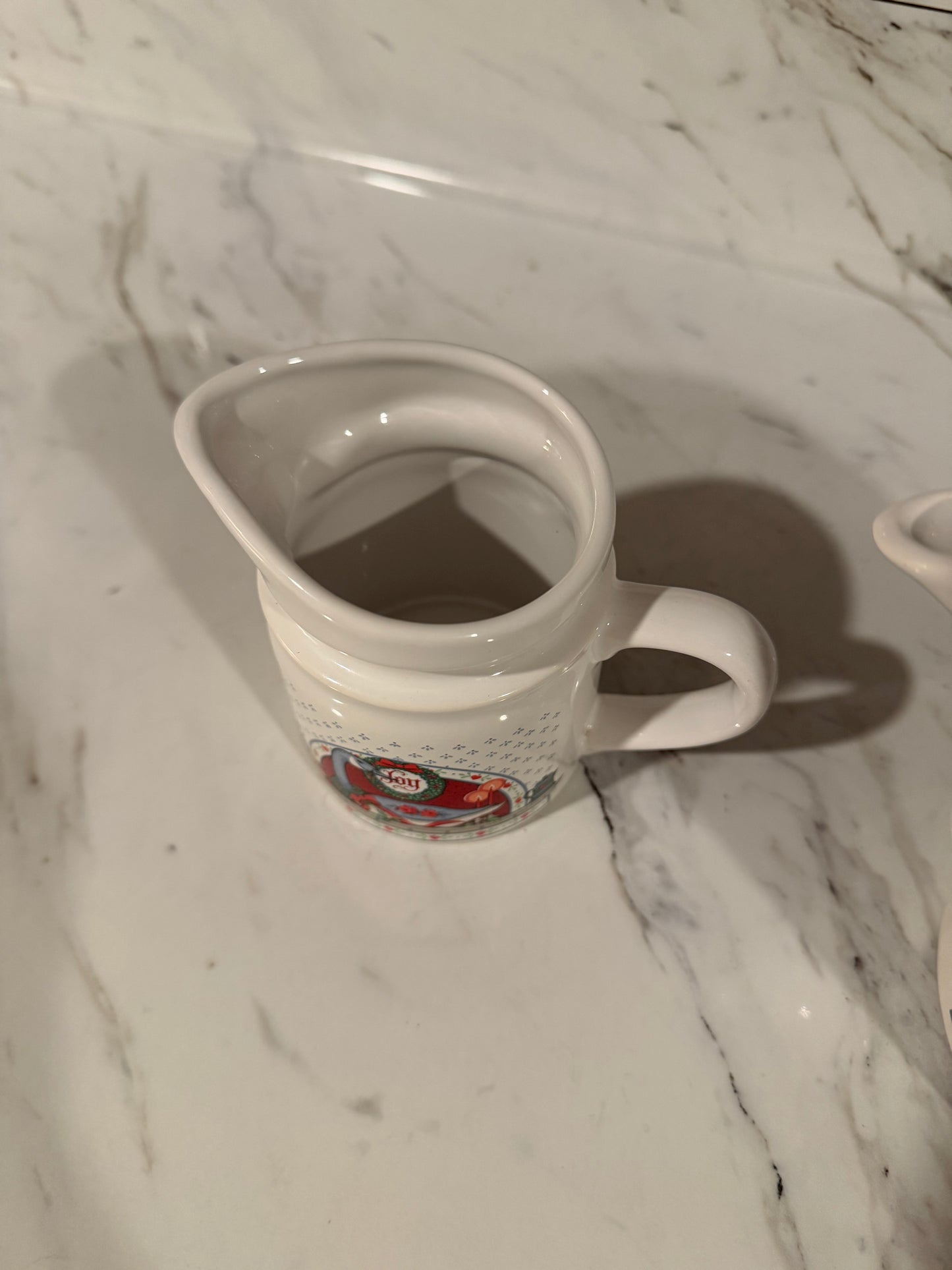 RARE 80’s-Goose Christmas Trenditions Teapot and Creamer