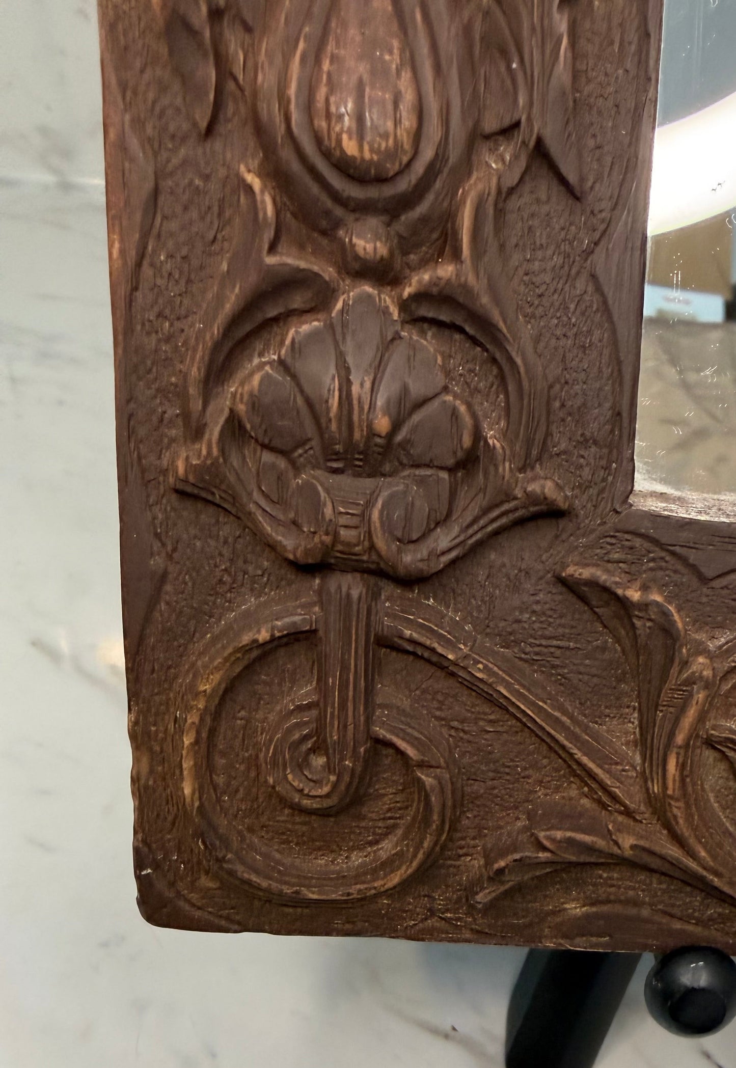 Vintage Gargoyles Studio Ornate Wall Mirror – Mermaids & Cherubs - Antique Reproduction