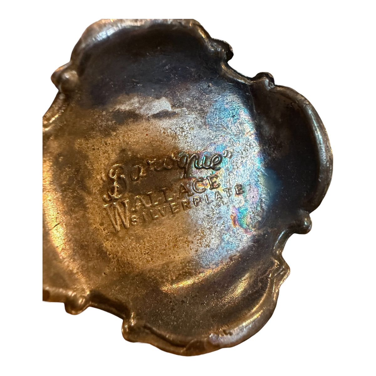 Vintage Wallace Baroque Silverplate Salt & Pepper Shaker Set | Rococo Revival | Mid-Century