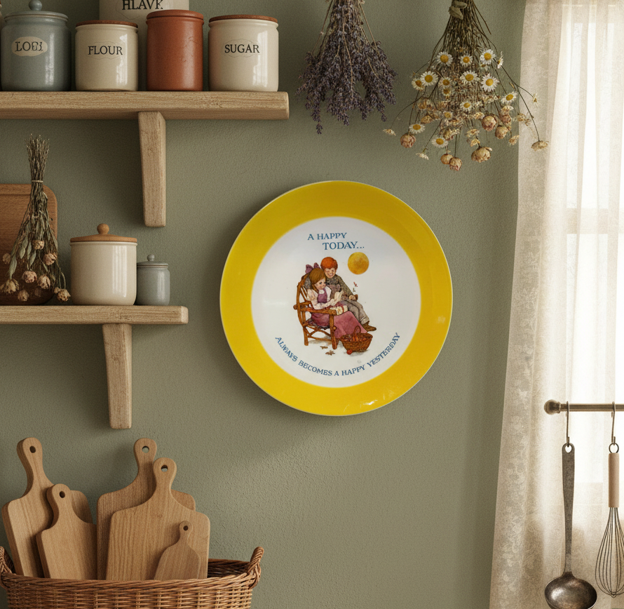 Limited Edition 1973 “Dear Hearts” Collector Plate – Gibson Greeting Cards, Cincinnati Ohio