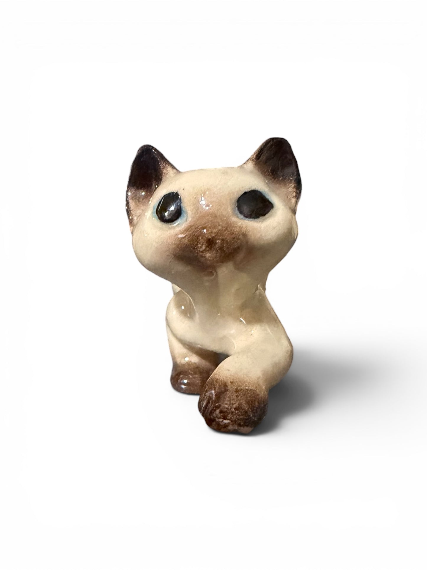 Hagen-Renaker Vintage Miniature Siamese Cat Figurines – Set of 4 | Mid-Century California Pottery