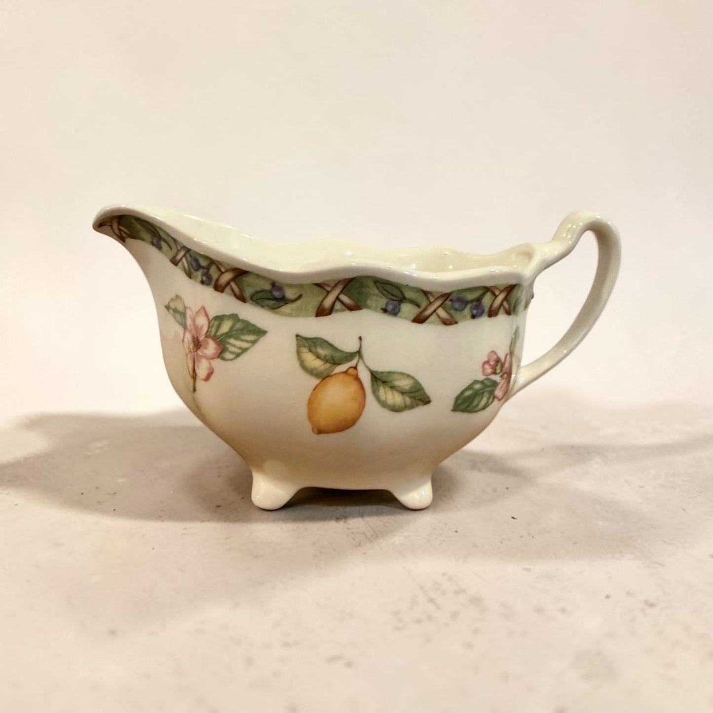 Vintage Johnson Brothers Arcadia (Fruit) Creamer | Cottagecore
