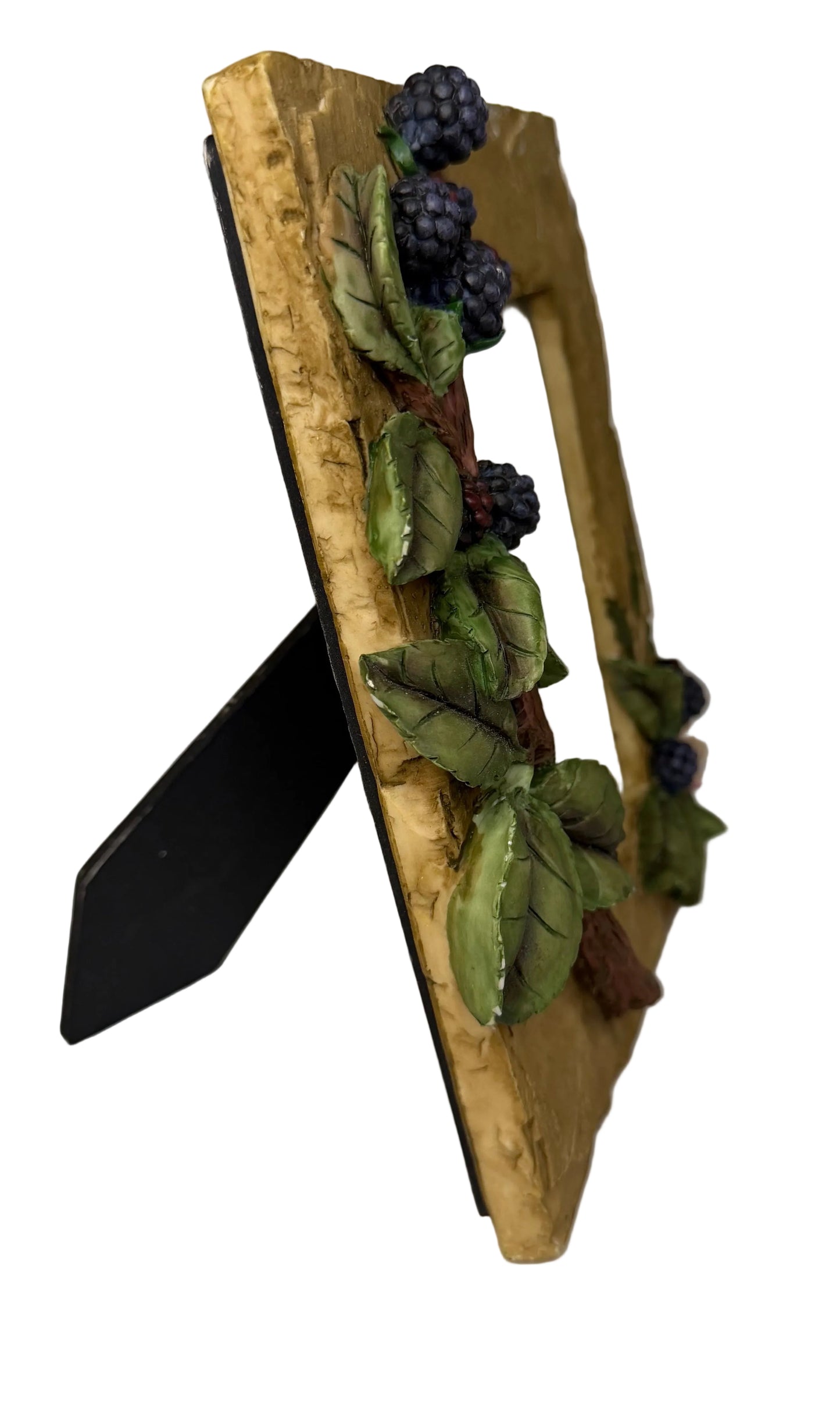 Vintage Amora 3D Blackberry Resin Picture Frame