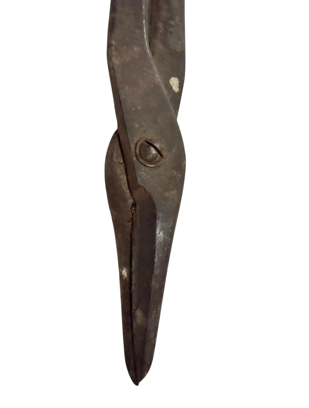 Large Drop-Forged Steel Tin Vintage Snips | Primitive Farmhouse Metal Shears