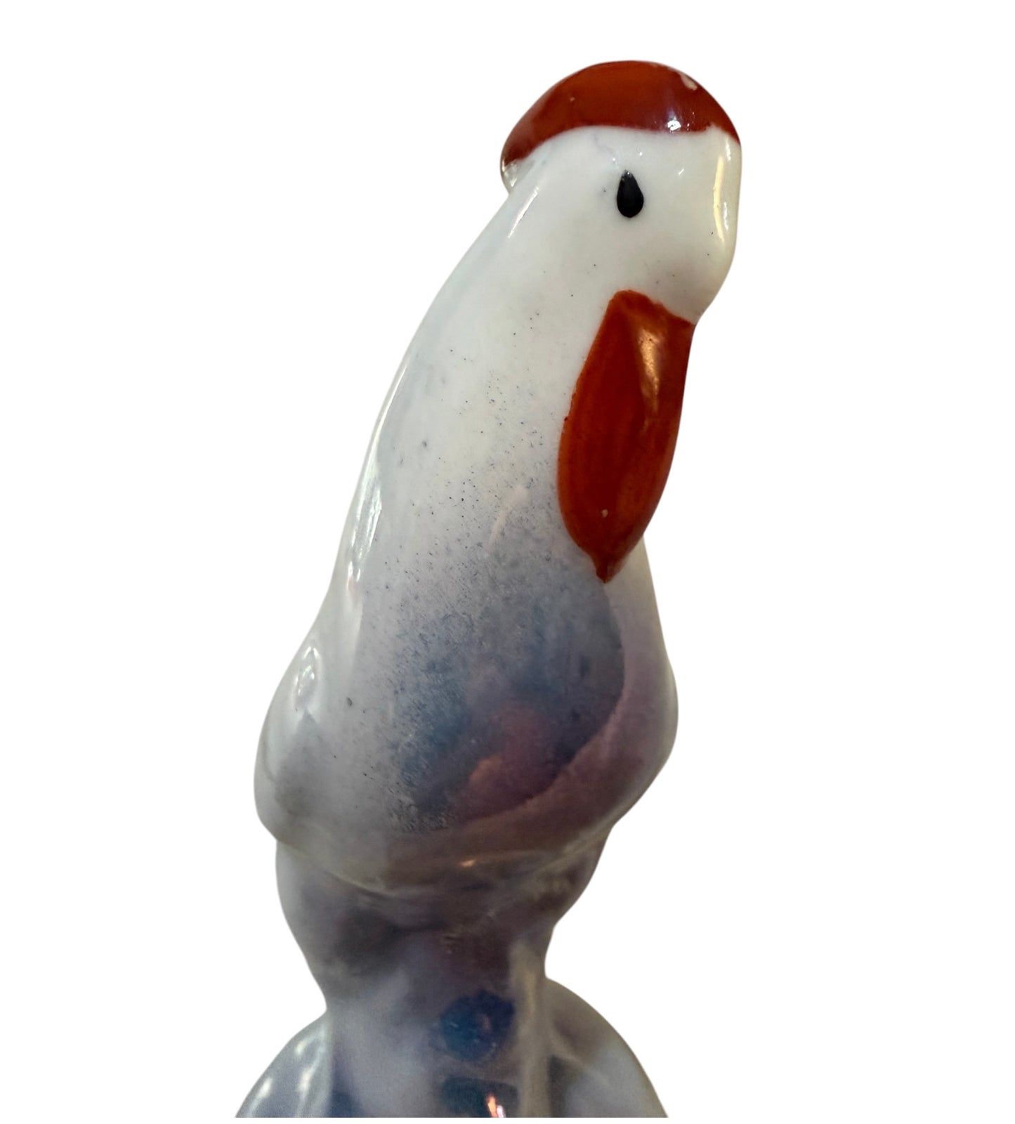 Riga Porcelain Factory RPR Rooster Figurine | Soviet Latvia 1950s–60s | 4”