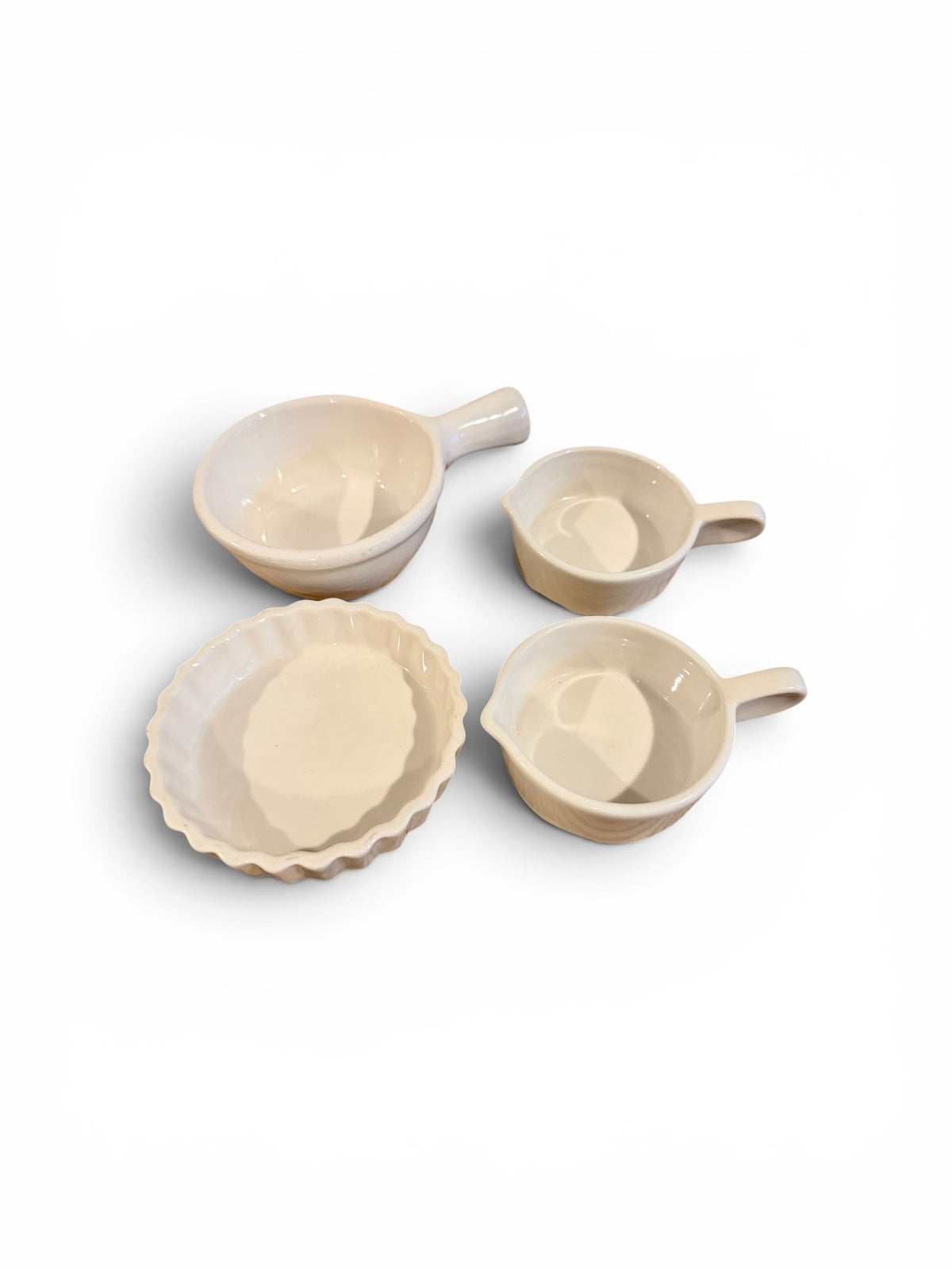 Curated Vignette Restaurant Ware Farmhouse Stack | HALL China, DC USA & Heart Cookie Cutter