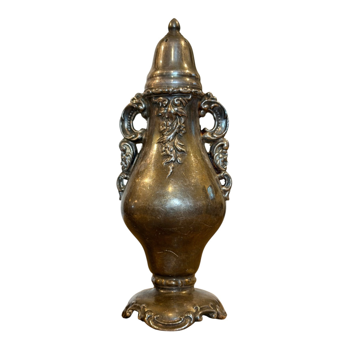 Vintage Wallace Baroque Silverplate Salt & Pepper Shaker Set | Rococo Revival | Mid-Century