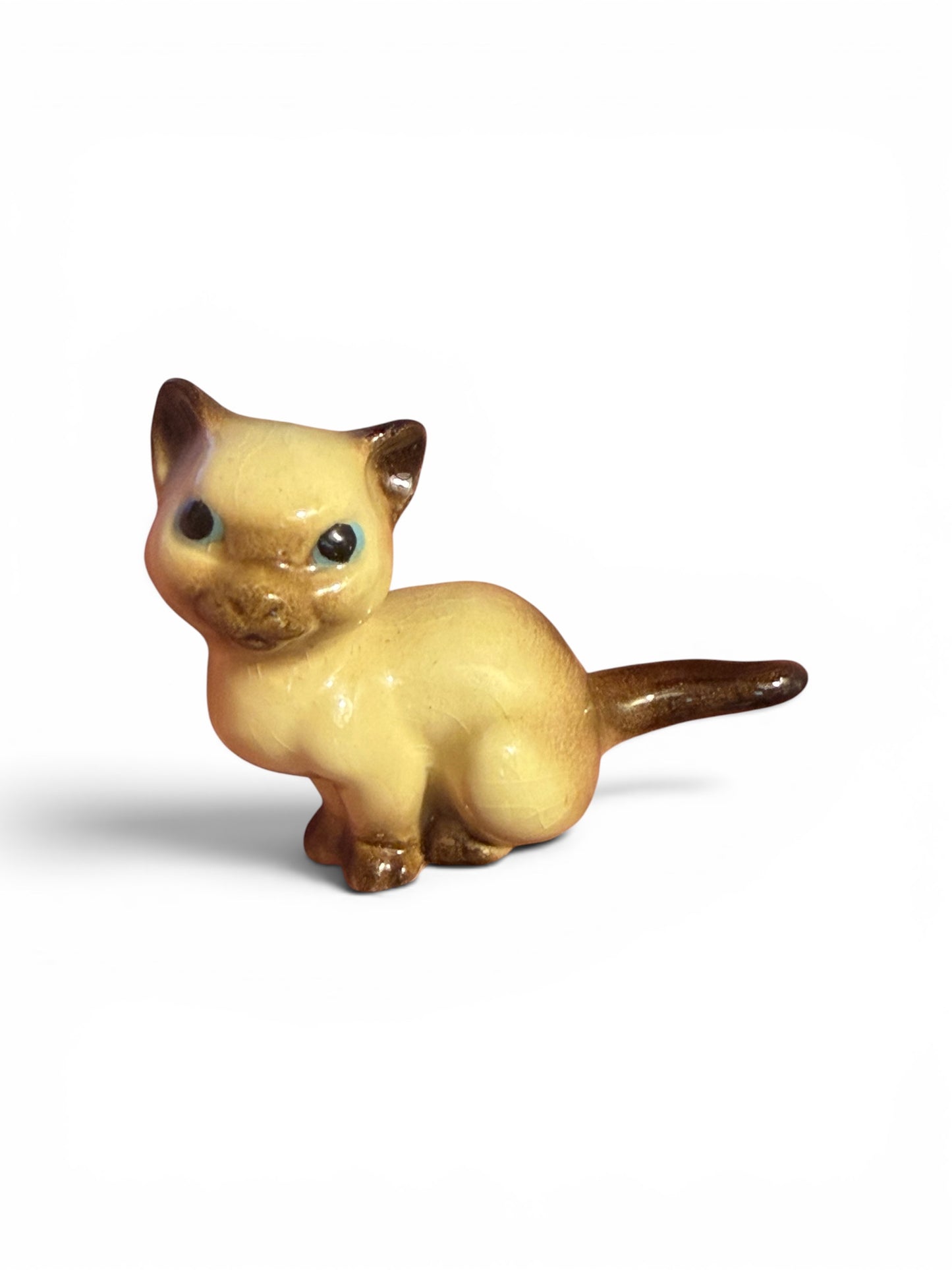 Hagen-Renaker Vintage Miniature Siamese Cat Figurines – Set of 4 | Mid-Century California Pottery