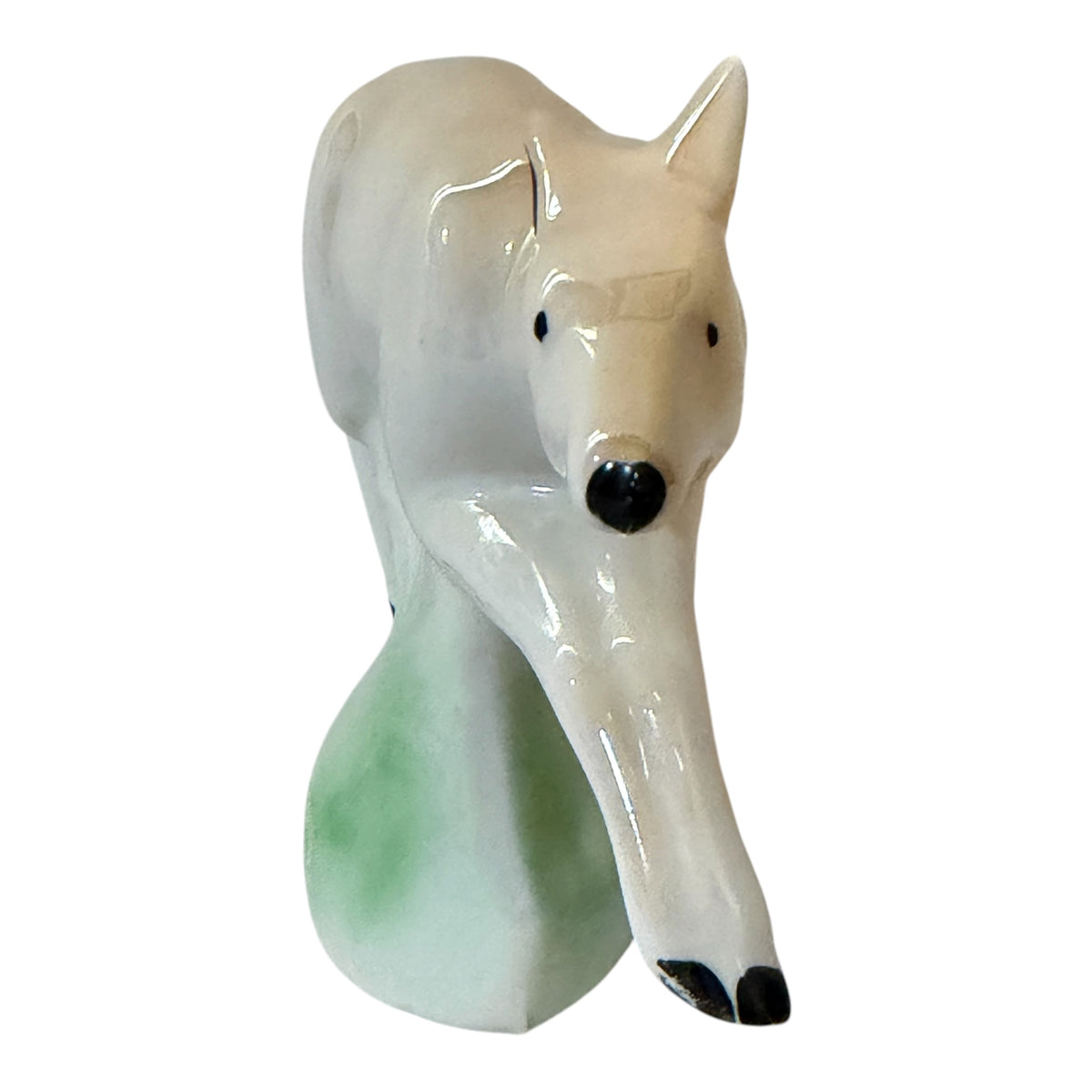 Izida Bulgarian Porcelain Vintage Leaping Deer Doe Figurine | Mid-Century No. 135