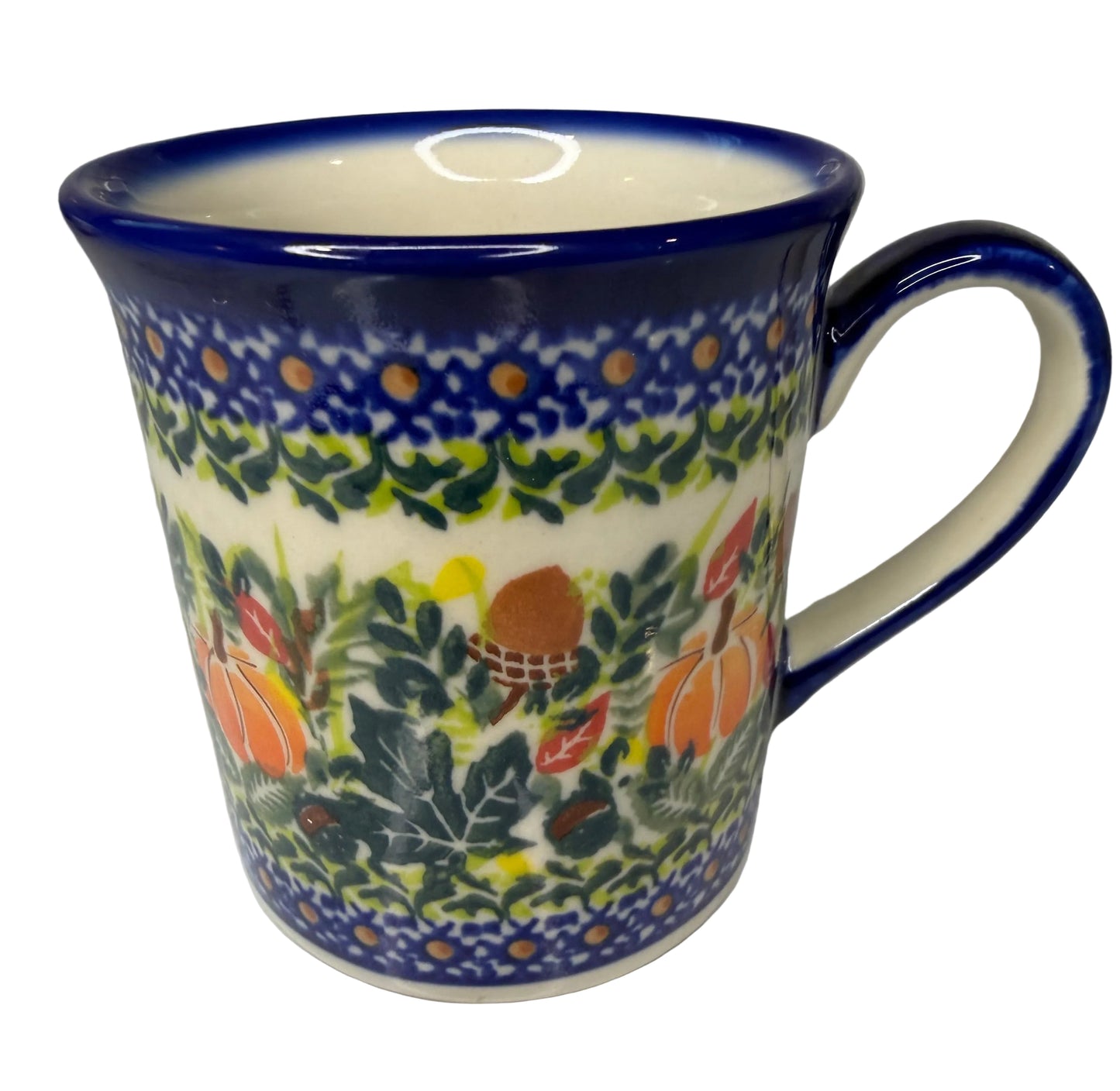 Handcrafted Polish Pottery Mug – Ceramika Kalich “Jan,” Bolesławiec, Poland (Unikat Pattern)