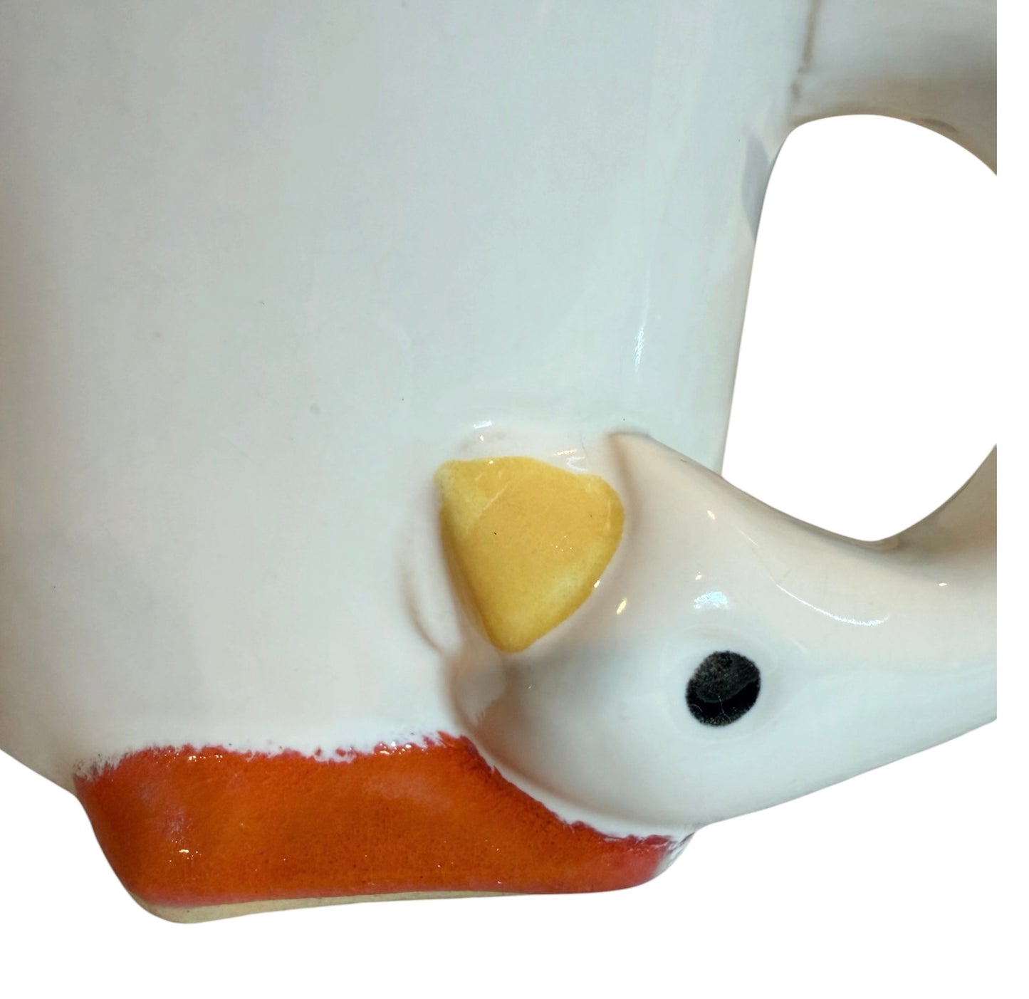 Unusual Studio Pottery Goose Mugs – Set of 2 | Whimsical Ceramic Cups