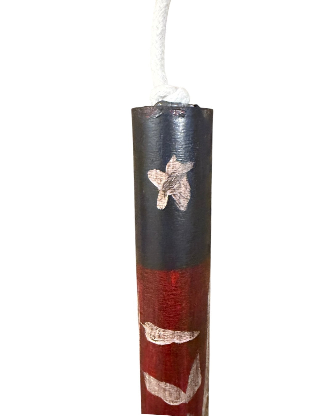 Handcrafted Patriotic Wooden Firecracker Decor – Americana Shelf Accent – Made by Flea & Frame