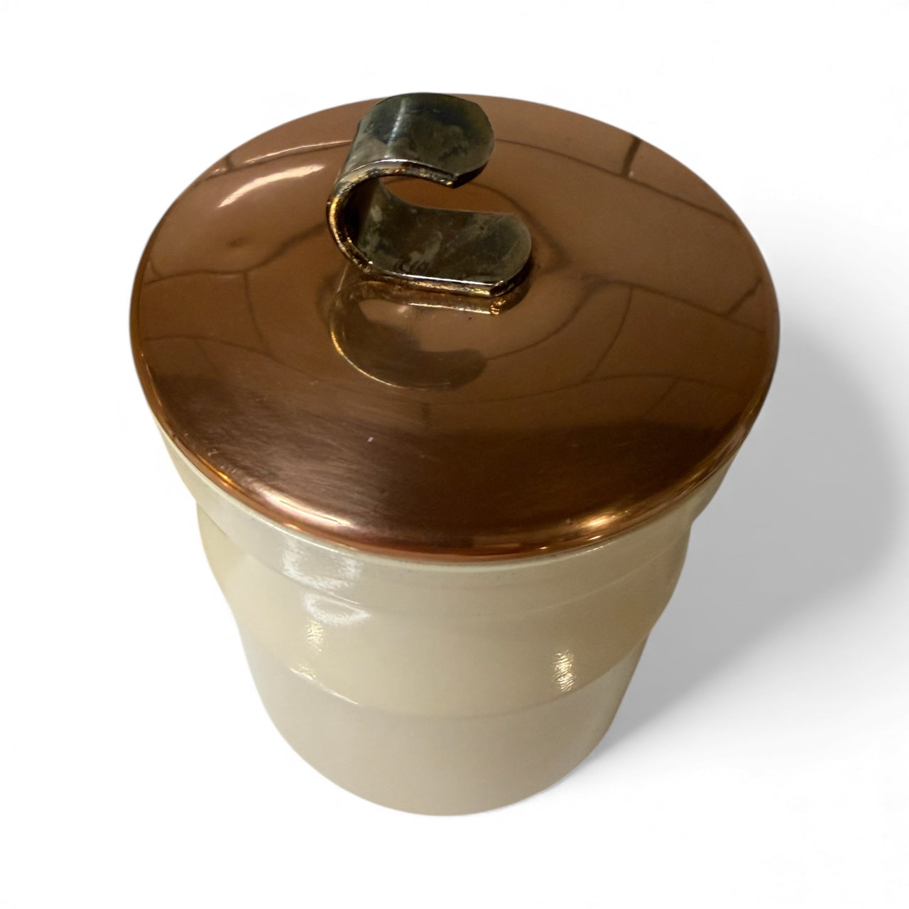 Hall Ambiance Copper Top Metal Canister Set – Set of 3