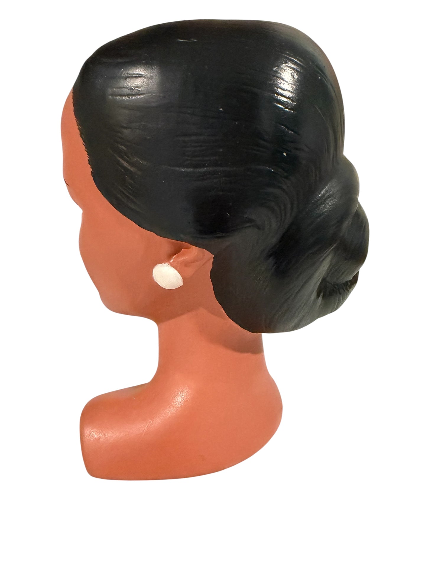 Marwal Chalkware Busts – Pair of Mid-Century Modern Figurative Sculptures (1972)