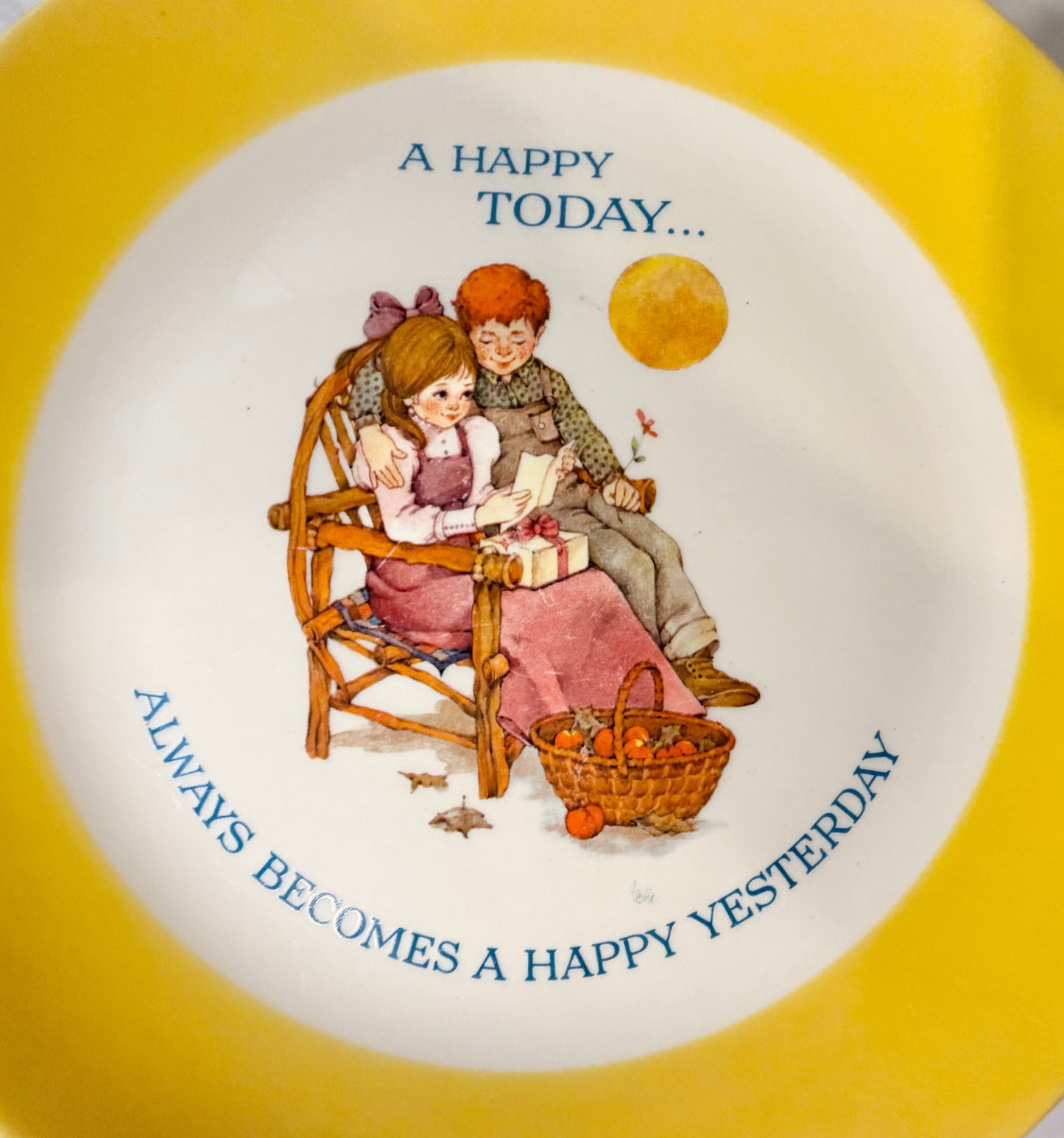 Limited Edition 1973 “Dear Hearts” Collector Plate – Gibson Greeting Cards, Cincinnati Ohio