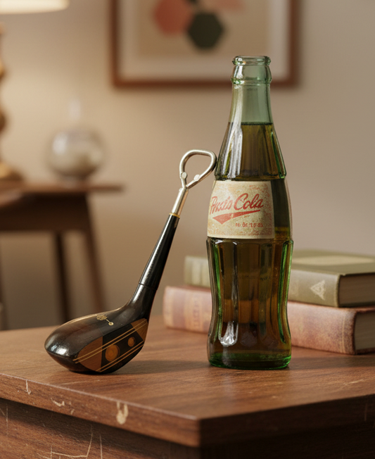 Pro Classic Vintage Wooden Golf Club Bottle Opener | Repurposed Golf Bar Decor | Man Cave Gift