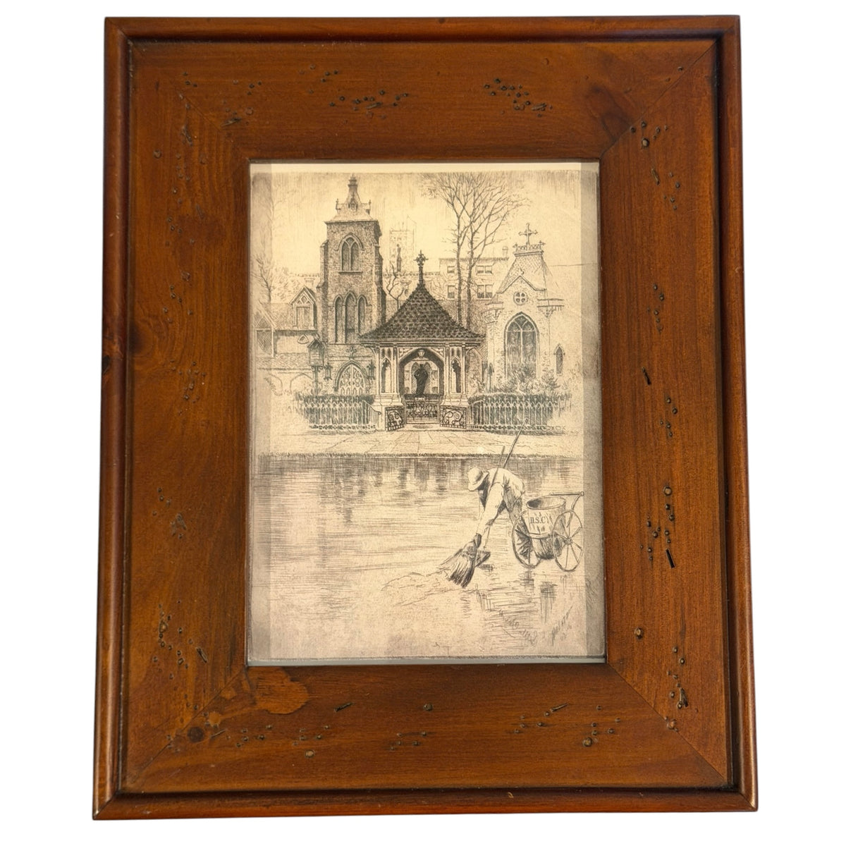 Little Church Around the Corner – Framed Book Print | Flea & Frame Creation