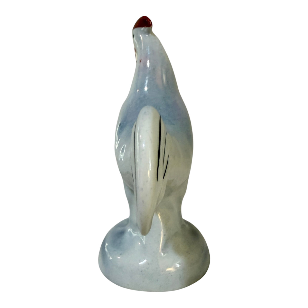 Riga Porcelain Factory RPR Rooster Figurine | Soviet Latvia 1950s–60s | 4”