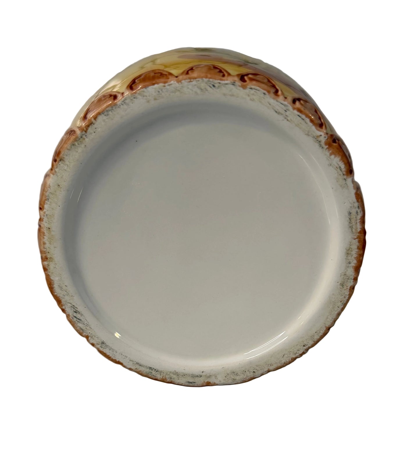 Vintage Italian Style Ceramic Rooster Pitcher – Yellow Farmhouse Good Luck Jug