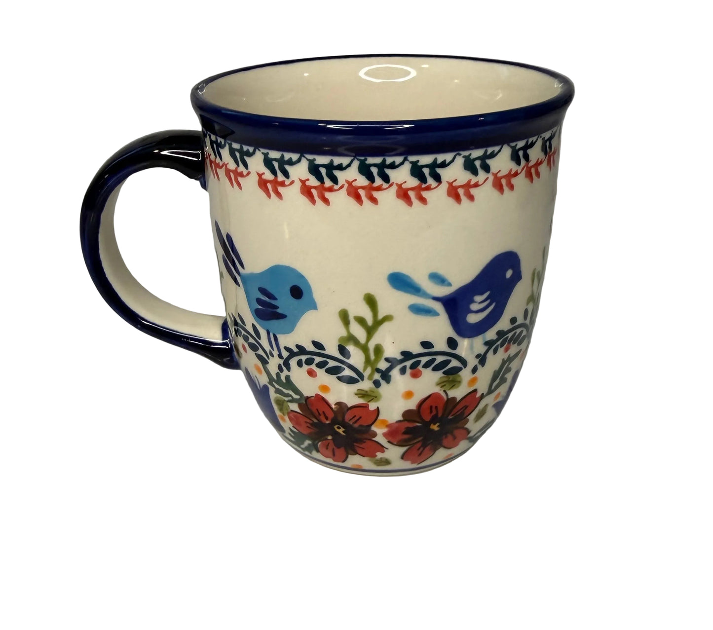 Ceramika Artystyczna Polish Pottery Bubble Mug – Unikat Pattern Art-214