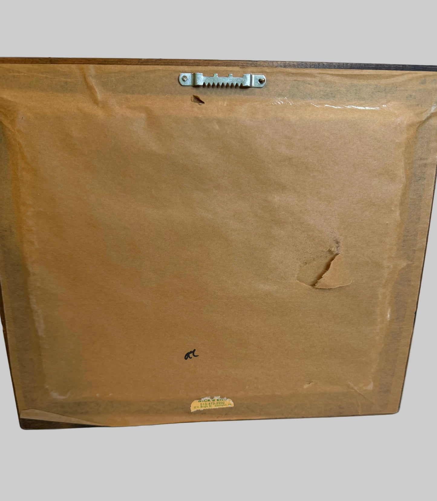 Folk Art “Welcome” Framed Sign