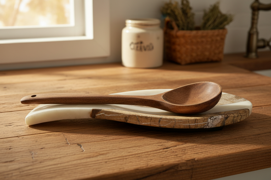 Striped Marble & Onyx Spoon Rest – Thirstystone “Twin Marble” Design