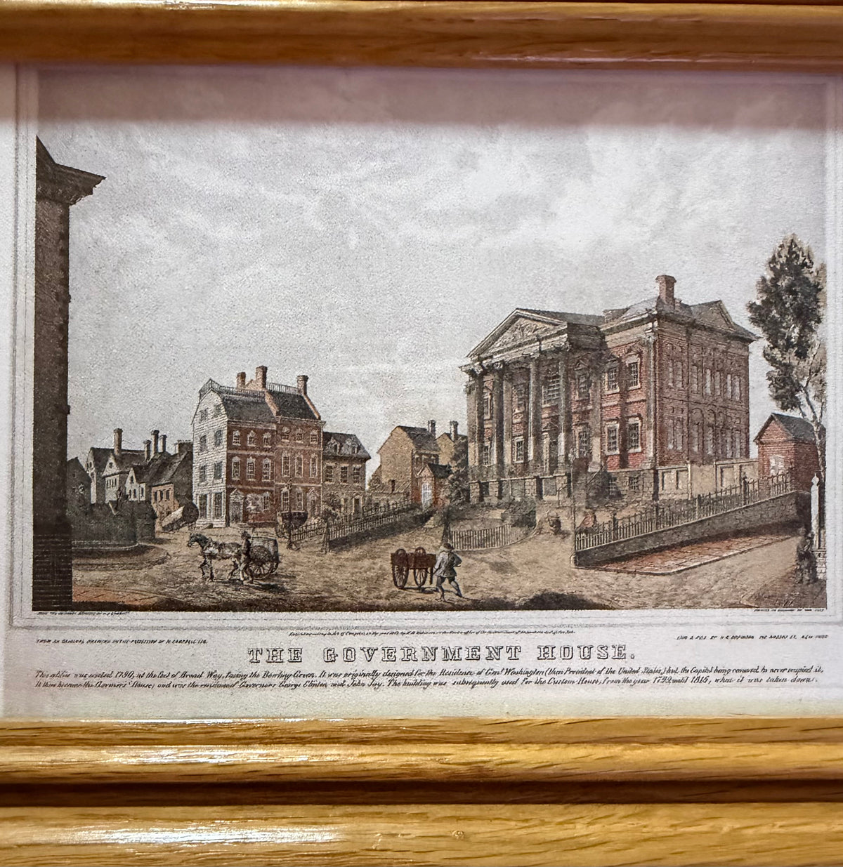 The Government House New York City Framed Book Print | Flea & Frame Creation | 9” x 7”