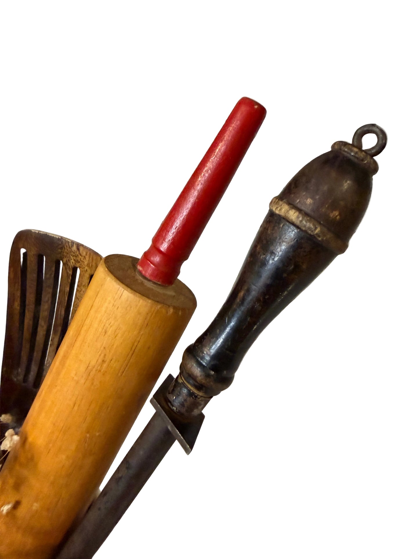 Vintage Honing Steel with Wood Handle