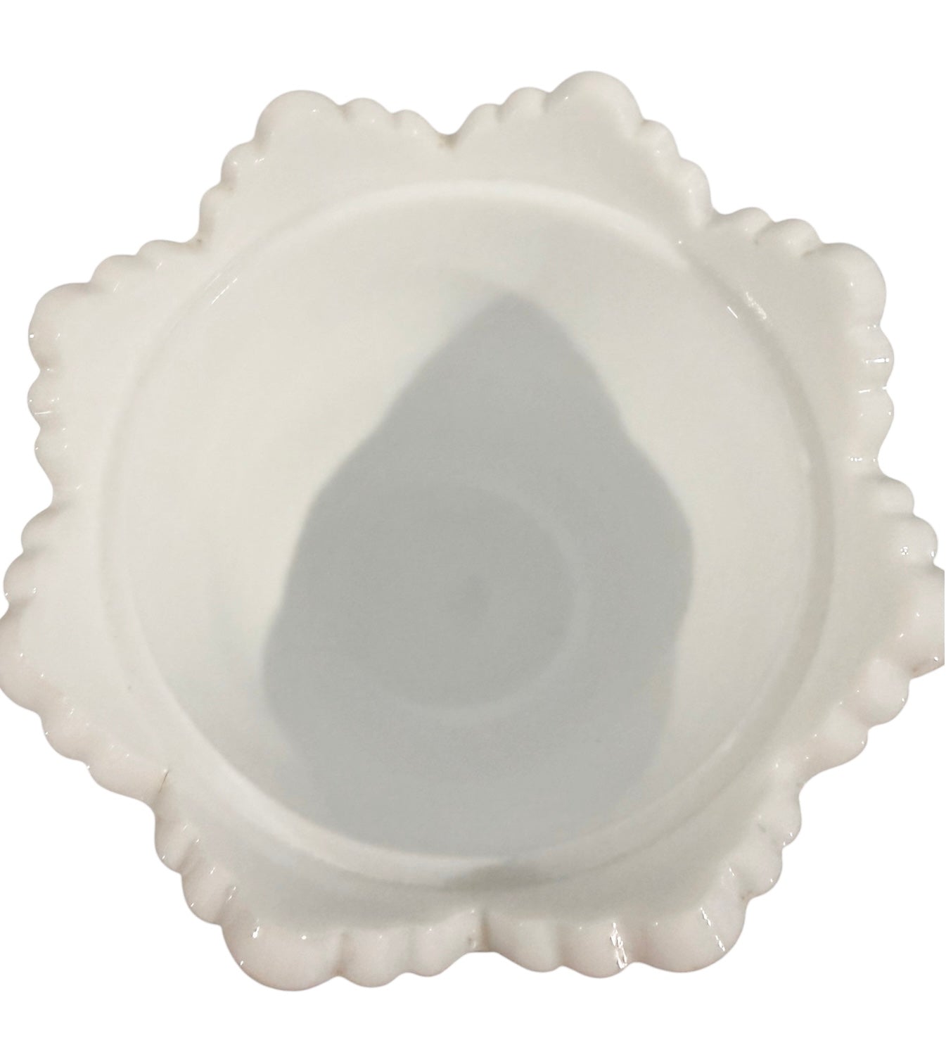 Fenton Vintage Hobnail Milk Glass Apothecary Jar