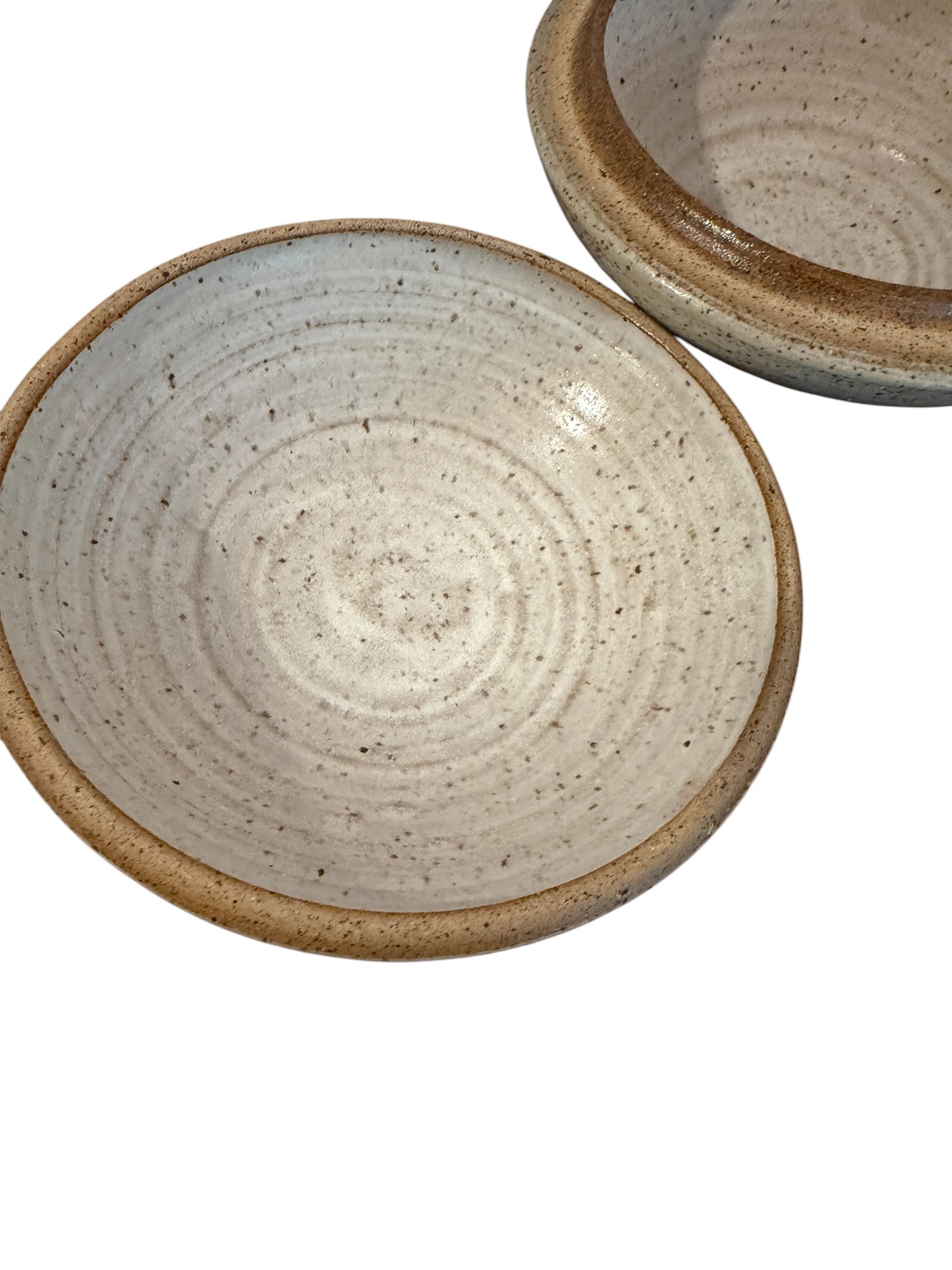 Handmade Studio Pottery Floral Lidded Ceramic Vessel – Ash Glaze Trinket Box
