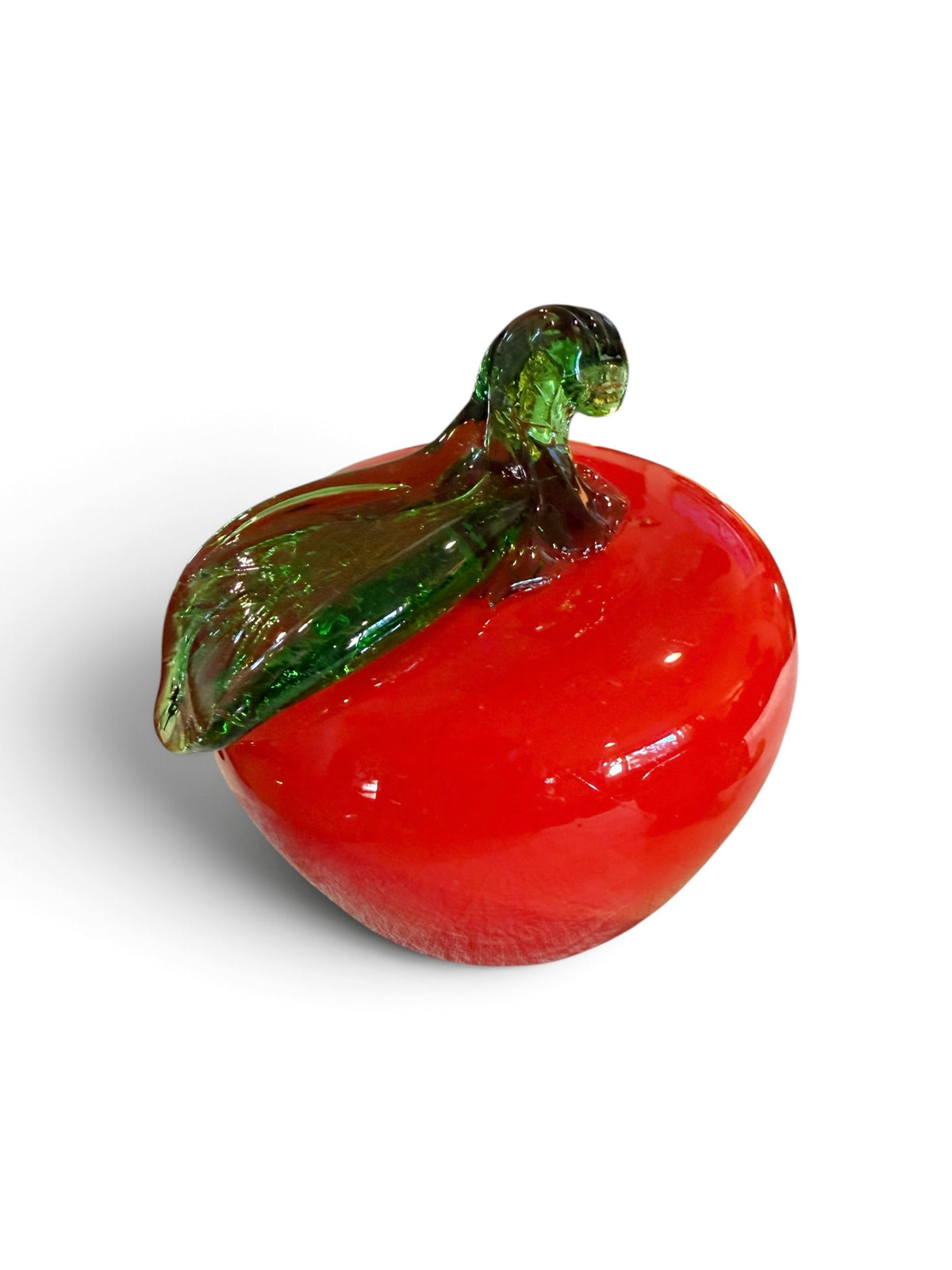 Murano-Style Hand-Blown Glass Fruit Set – Apple, Lemon, Bananas & Pear | Set of 4