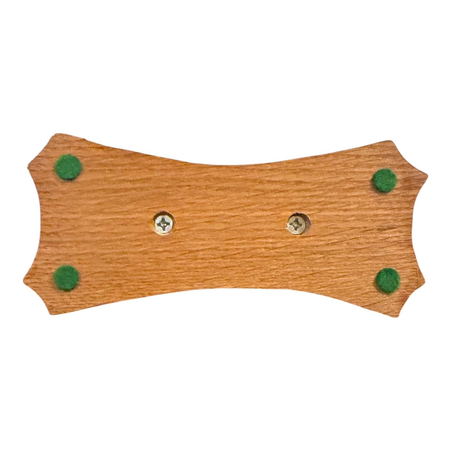 Handmade Vintage Wooden Crescent Mantel Clock | Swivel Quartz Clock | Solid Oak Desk Shelf Clock