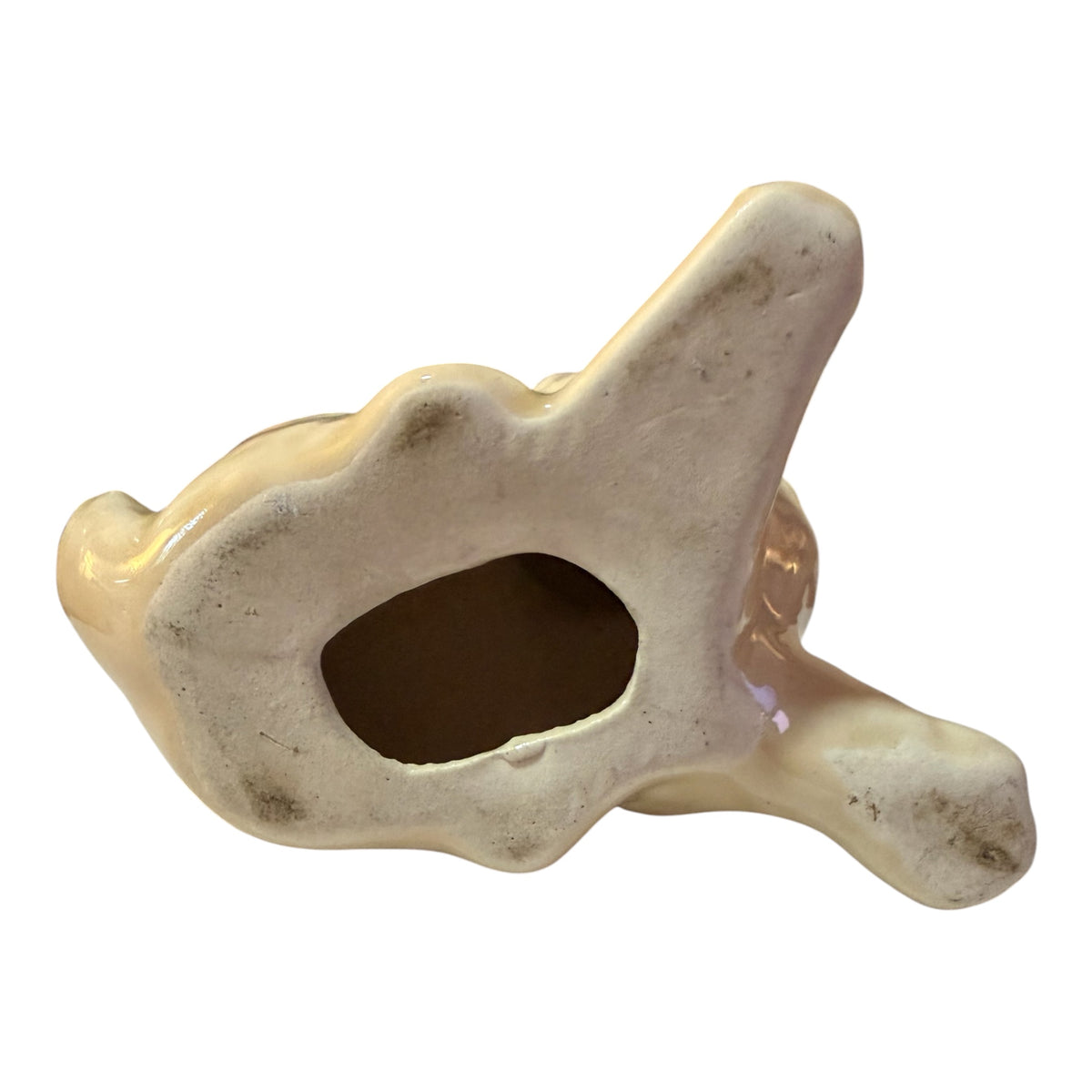 Cream Vintage Ceramic Spaniel Puppy Figurines – Set of 2