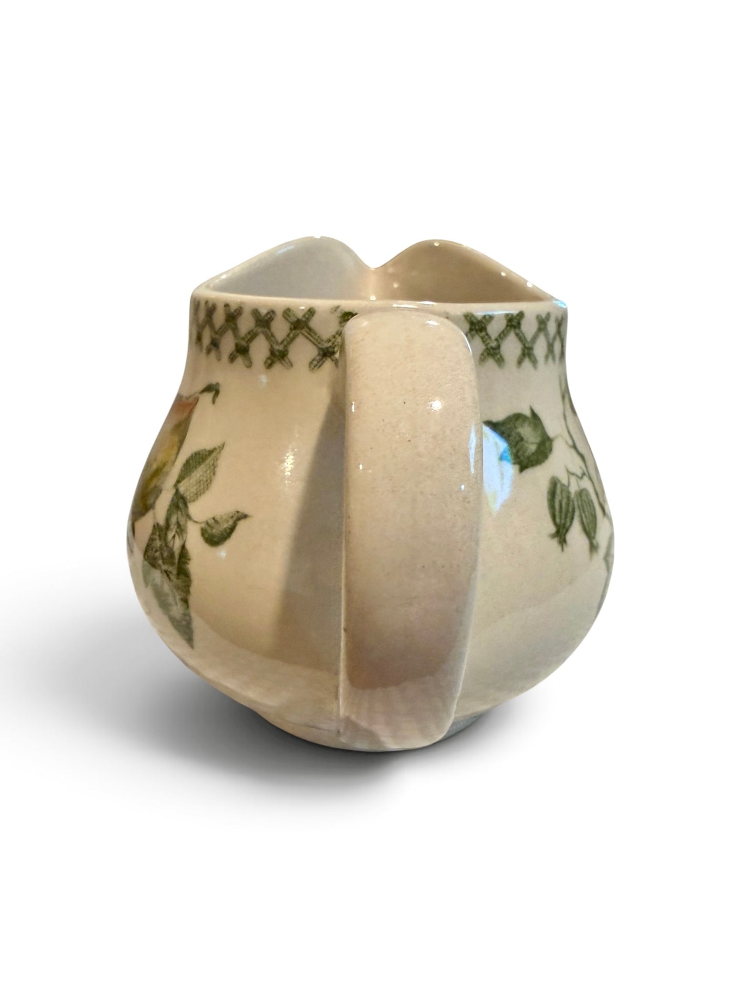 Cottagecore Johnson Brothers Arbor Vintage Creamer – Old Granite Ironstone, Made in England