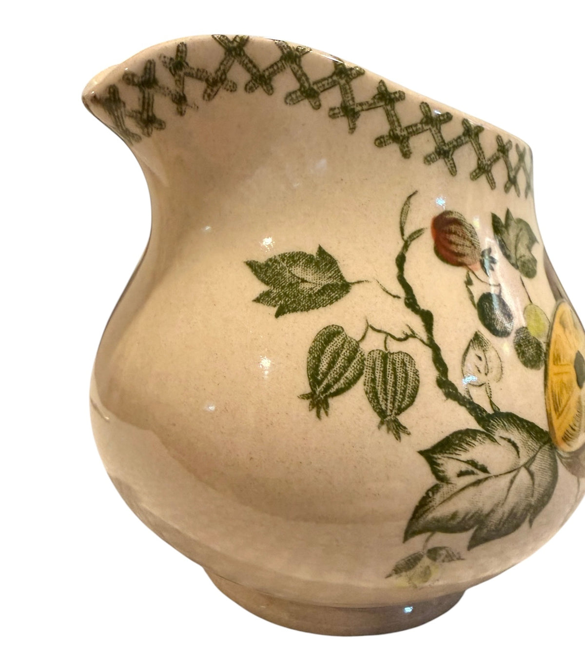 Cottagecore Johnson Brothers Arbor Vintage Creamer – Old Granite Ironstone, Made in England