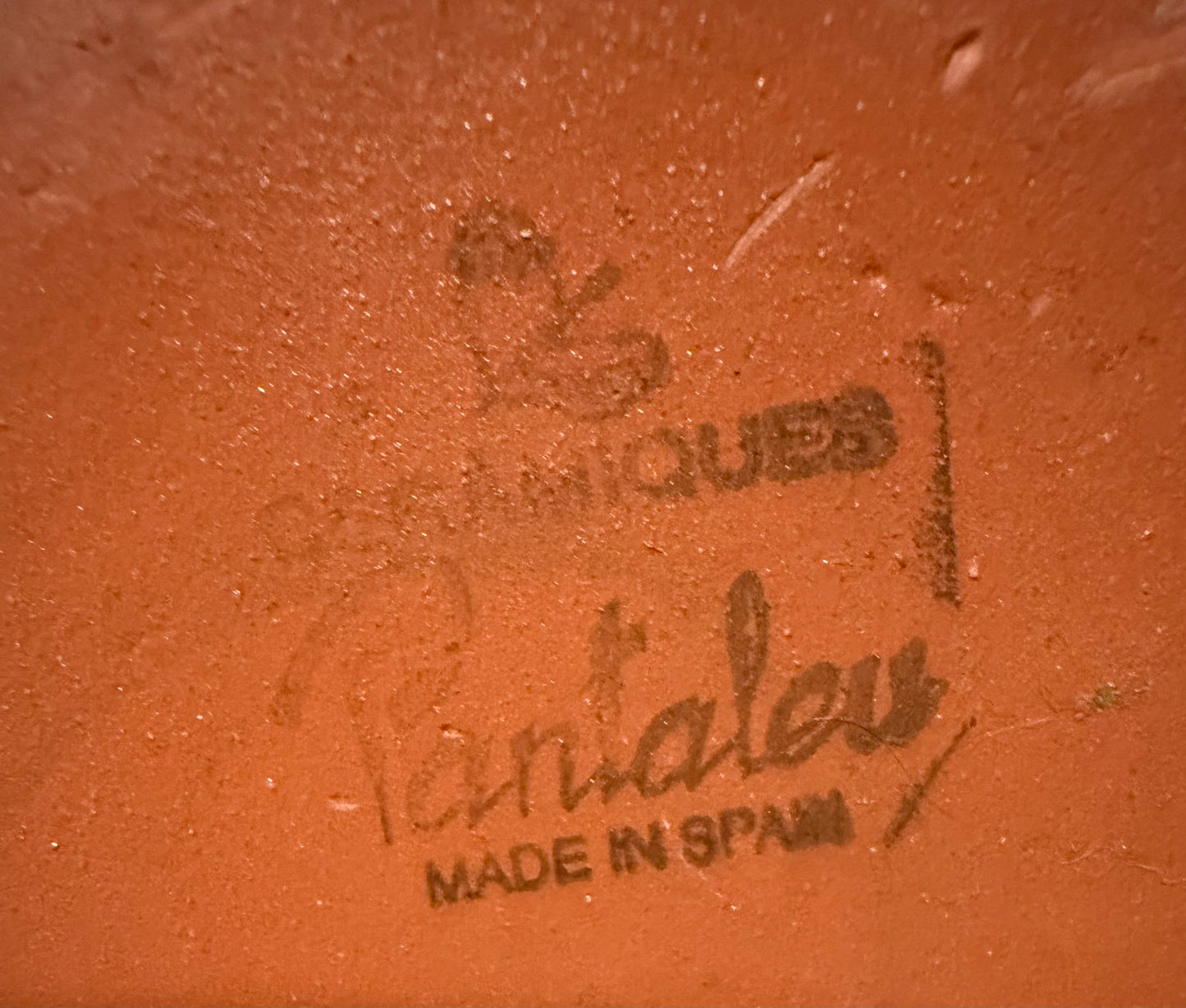 Ceràmiques Pantaleu Hand-Painted Fruit Pitcher Earthenware Clay– Spanish Pottery, French Country Decor