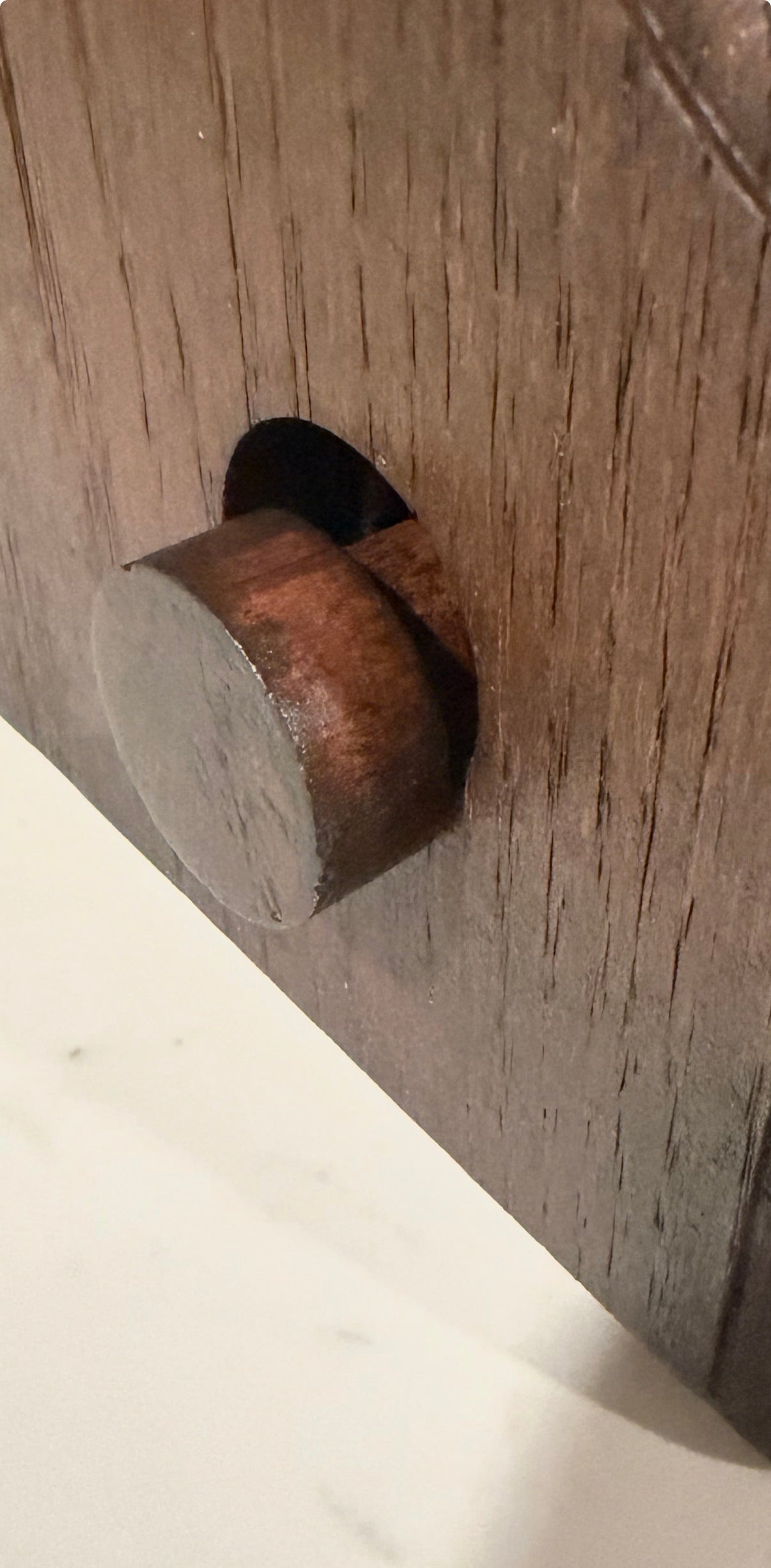 Vintage Solid Oak Shelf Paper Towel Holder – Refinished & Ready to Hang