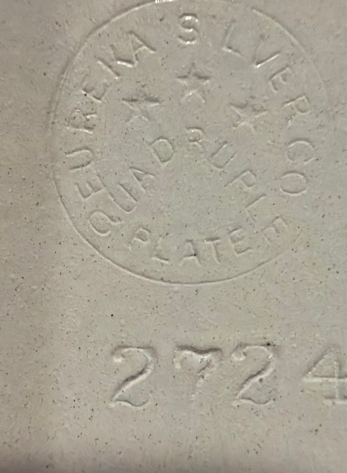 Vintage Eureka Silver Co. Quadruple Plate Jewelry Box | Gold Gilded Floral Trinket Casket