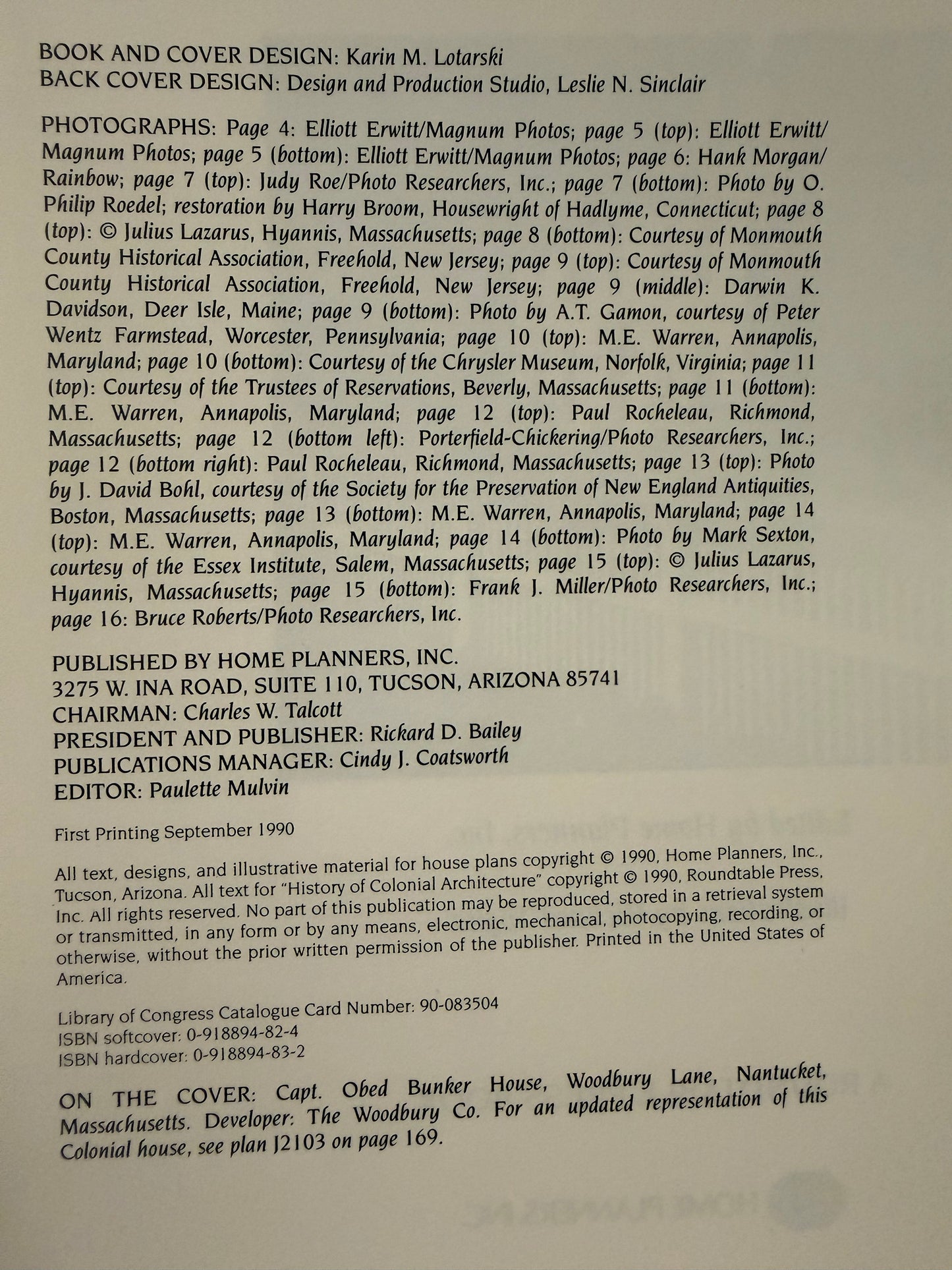 Colonial Houses: Modern Floor Plans and Authentic Exteriors for 161 Historical Colonial Homes Book