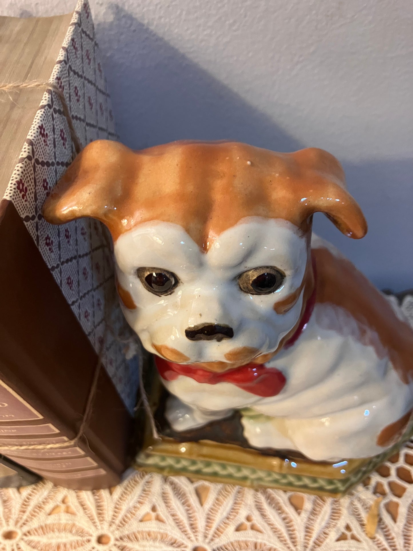 Staffordshire-Style Pug Dog Figurine