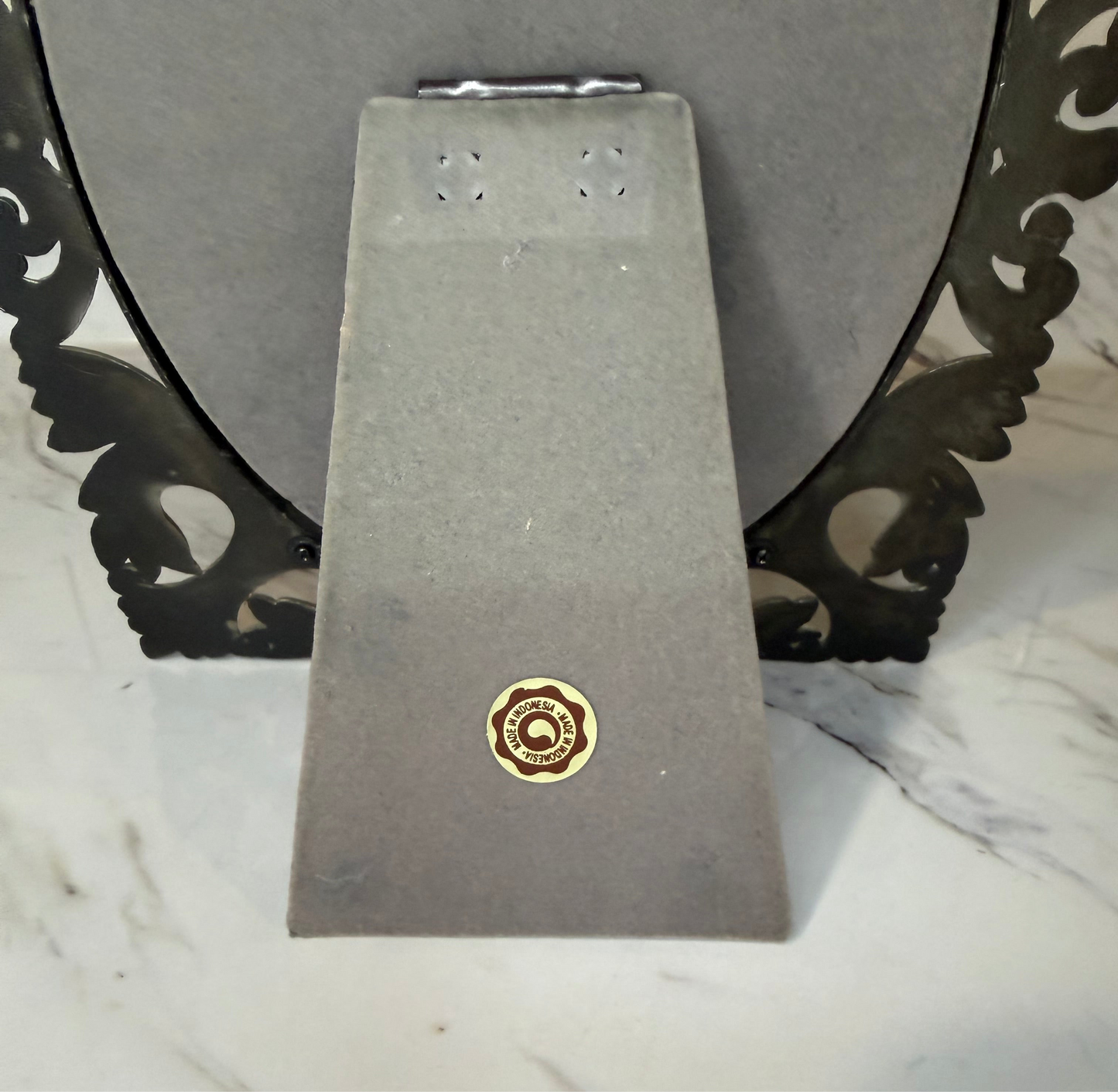 Jennifer Moore Victorian Metal Frame | Floral Scrollwork | 5x7